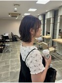 ボブカールで軽やかヘアスタイル 里見美穂
