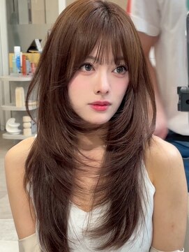 ユニ 原宿(uni) #118/ホワイトグレージュ/デジタルパーマ/フェザーパーマ/原宿