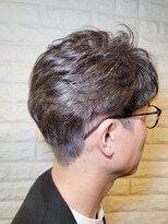 松本平太郎美容室 国立店&nbsp;40代50代60代×ツーブロックショート×パーマ×ヘアマニキュア