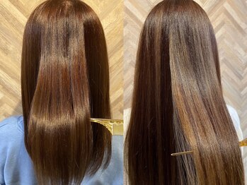 ロゴス 天王台南口店(LOGOS)の写真/ナチュラル&柔らかストレート髪で印象UP*[髪質改善/縮毛矯正/酸性ストレート/ハイライト/ブリーチ/学割U24]