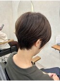 ショート/大人のワンカラー/ナチュラルブラウン