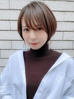 ロンド 銀座(Lond)&nbsp;【成田】オリーブグレー/ショート/前髪/レイヤー/髪質改善/銀座6