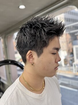 ニコ トウキョウ ロジック(nico TOKYO Logic) 刈り上げアップバングスパイキーショートパーマスパイラルパーマ