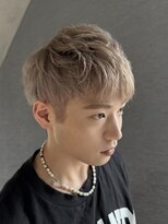 アルカナ 明治神宮前原宿(ARCANA) メンズ ショート ハイトーン メンズバレイヤージュ