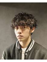 ステラ(STELLA)&nbsp;シャドウパーマ/ショートパーマ/大阪メンズパーマ/眉カット