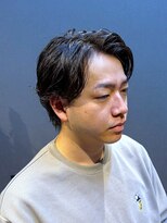 ビーダンディー(Bee dandy)&nbsp;ビジネスツーブロックウルフ ニュアンスパーマ かきあげバング