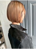 流しバング/メンテナンス/耳かけミニボブ #武蔵小山美容室