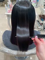 キャパ(CAPA)&nbsp;髪質改善で叶える暗髪ツヤストレート(茅ヶ崎/20代/韓国ヘア)