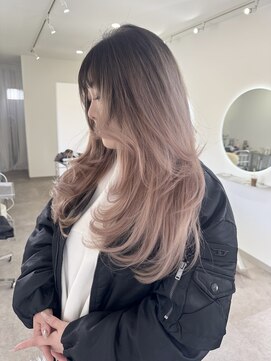 ウメ 熊取店(ume) ピンクベージュ