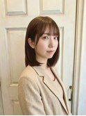 伸ばしかけ/髪質改善/前髪/小顔/顔まわり/シースルーバング/新宿