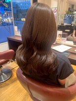 トイロ(toiro)&nbsp;レイヤーカットミルクティーベージュブリーチなしダブルカラー