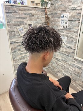 アンサ 伏見桃山店(ANSA) フェード×ツイストパーマ