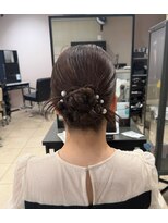 ヘアサロンラルガ 下曽根店(Hair salon Raruga)&nbsp;カチモリ/ヘアセット/結婚式ヘアセット/お呼ばれヘア/韓国ヘア