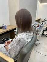 カイノ イオンモール橿原店(KAINO) やわらかベージュブラウンの外ハネボブ
