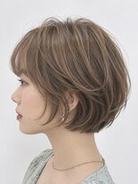 スー 自由が丘(suu)&nbsp;大人ショートボブ丸みショートカットマッシュショート前髪あり