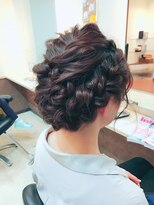 ビグディーサロン(BIGOUDI salon koshien)&nbsp;【ISAACBLANCO】編み込み アレンジ