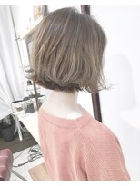 ヘアーアンドアトリエ マール(Hair&Atelier Marl) 【Marl外国人風カラー】ラベンダーベージュの外ハネボブ