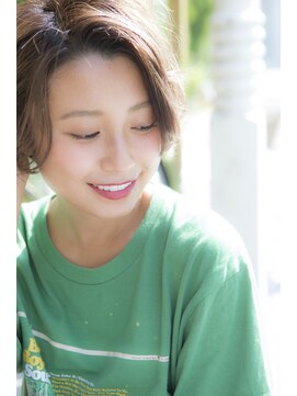 ミエル ヘア 新宿(miel hair) 【mielhair新宿店】シースルー無造作ヘアー