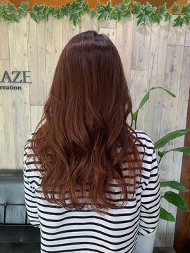 ブリーズ(BREAZE) チェリーピンクブラウンで春色に(^^) ［博多美容室］