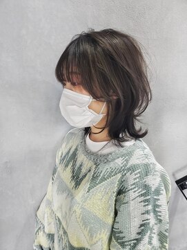 リコ(liko) 【liko】グレージュハイライトミニウルフ