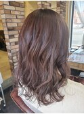 圧倒的艶髪 フェミニン ラベンダー×グレージュ