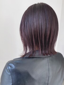 ゴーズゴードットビー 吉祥寺(go s go .b) 大人可愛い艶ピンクの外ハネボブ【吉祥寺】【イルミナカラー】