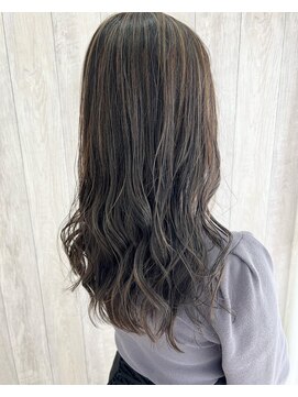 シエル 立川店(CIEL) 【CIEL原田】細めのハイライトが可愛いトパーズカラー