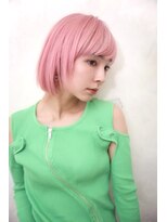 アール 北千住店(ar)&nbsp;ビタミンカラー ミニボブメルティーカラー/ピンクカラー[北千住]