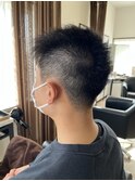 《見附　今町》メンズ　ソフトモヒカン　刈り上げ