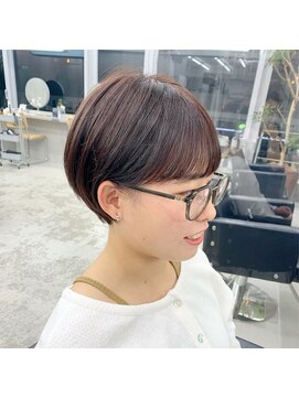 ヴィー 青山/表参道(VIE) 表参道/VIE/涼佳◎カットが上手い◎横顔美人なショートヘア◎24