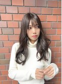 ★ショコラアッシュヘルシースタイルふんわりカール小顔カット_+