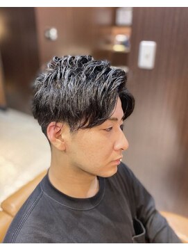 銀座 シノ 本店(shino) 七三分けスタイル