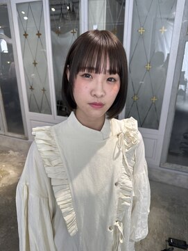 レガーレ(Legare) 顔まわりレイヤーのミニボブ/韓国ボブ/小顔レイヤー