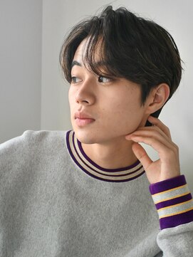 ディッセンバー 神宮前(December) ニュアンスパーマアッシュブラックウルフ波巻きスパイラル渋谷