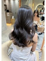 ロンドアベニール 北千住(Lond avenir)&nbsp;ブリーチなし　レイヤーカット　髪質改善　前髪　こなれミディ