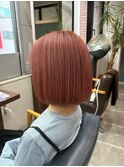 イメチェンチェリーブラウンフェミニンモードダークアッシュ