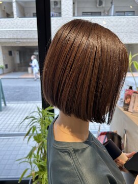 グラスバイネオリーブ 大倉山駅前店(grace by neolive) 顎ラインボブ/小顔/艶カラー/大倉山美容室