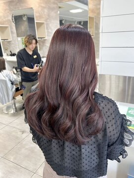 ブレス 小阪店(brace) イルミナカラーでチェリーピンク☆