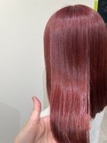 クク(coucou)&nbsp;ピンクカラー×艶髪ストレート