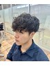 【Men's限定】翠川指名☆ダメージを抑えたワンランク上のパーマ《店販WAX付》