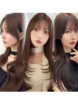 プラチナ(PLATINA)&nbsp;韓国ヘア/くびれヘア/顔周りカット/ヨシンモリ/顔周りカット