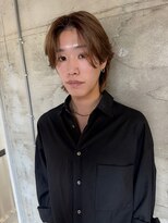 サイン メンズ 表参道(SIGN men's)&nbsp;フェザーショートニュアンスパーマダウンパーマセンターパート