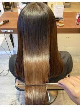 エイクス ヘア デザイン×美髪クリニック 千葉(AQs hair design) ＊＊さらさらストレート＊＊