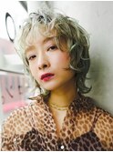 〈m40〉大人ショートハイライト髪質改善キッズカット前髪30.40代