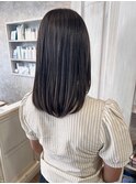 福山美容室caary 髪質改善ストレート内巻きミディアム10代20代