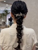 ヴィサージュアクト(VISAGE a.c.t)&nbsp;編み下しアレンジ