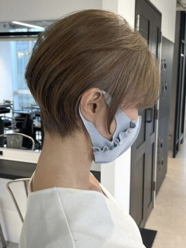 GBG 自由が丘 くびれショートボブ40代50代グレイカラー白髪染め白髪ぼかし