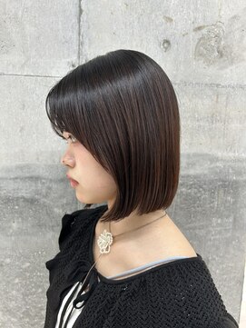 ロール 博多(Role) ボブ/透明感カラー/暗めカラー/韓国ボブ/髪質改善 /顔周りカット