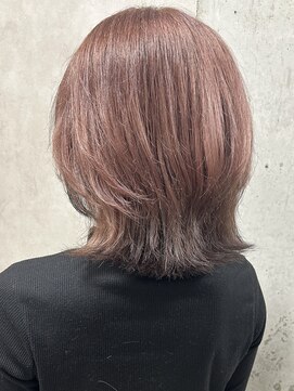 ルノン(LUNON) 黒髪クラゲヘアーオリーブグレー小顔ココアベージュ