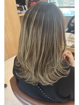 外国人風ハイライト×レイヤー